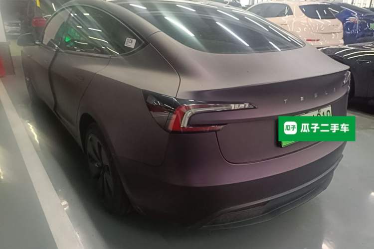 Used Tesla Model 3 2023 Rear-Wheel-Drive Version Rear Left 45 Deg