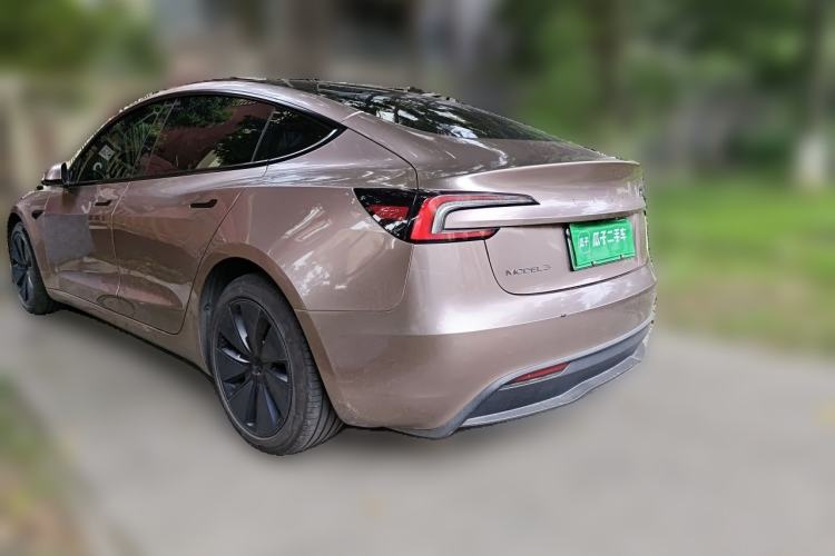 Used Tesla Model 3 2023 Rear-Wheel-Drive Version Rear Left 45 Deg
