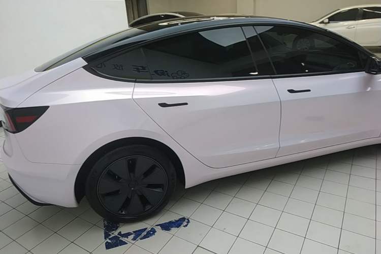 Used Tesla Model 3 2023 Rear-Wheel-Drive Version Rear Right 45 Deg