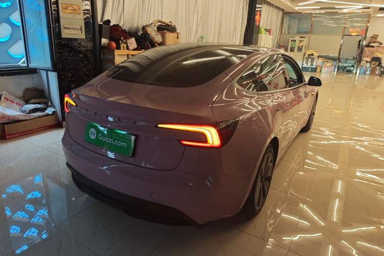 Used Tesla Model 3 2023 Rear-Wheel-Drive Version Rear Right 45 Deg