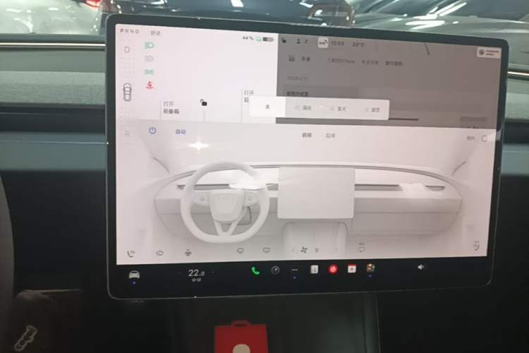 Used Tesla Model 3 2023 Rear-Wheel-Drive Version Audio And AC Panel