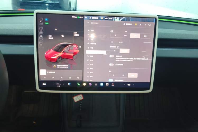 Used Tesla Model 3 2023 Rear-Wheel-Drive Version Audio And AC Panel