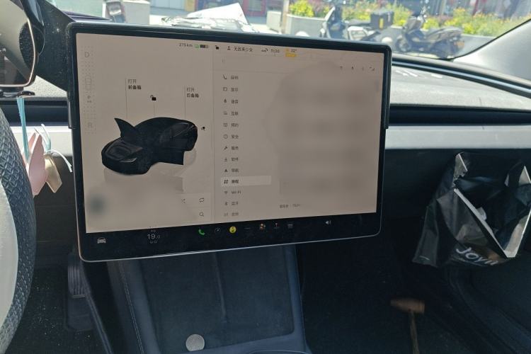 Used Tesla Model 3 2023 Rear-Wheel-Drive Version Audio And AC Panel