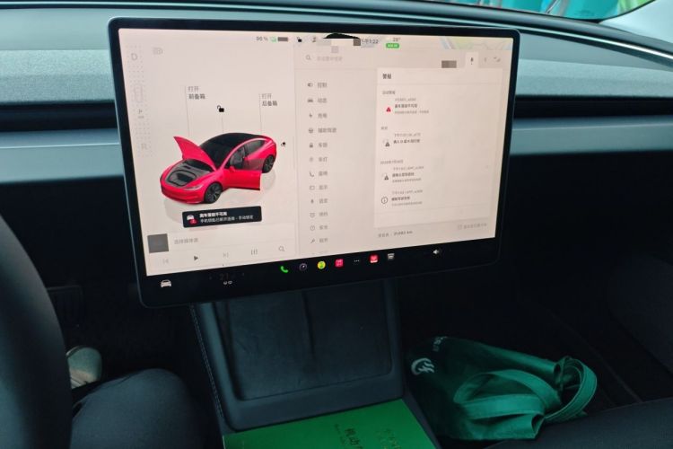 Used Tesla Model 3 2023 Rear-Wheel-Drive Version Audio And AC Panel