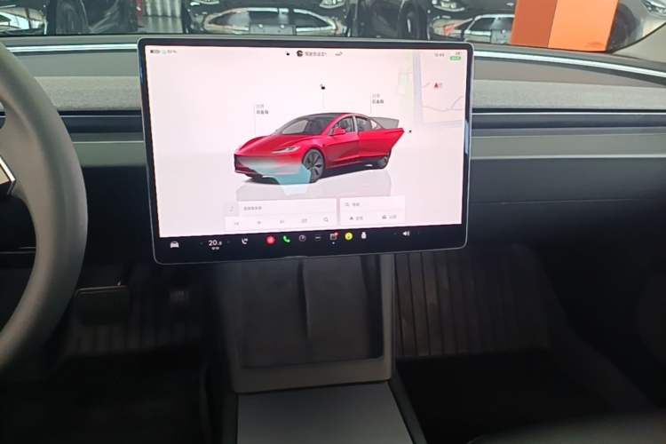 Used Tesla Model 3 2023 Long-Range All-Wheel-Drive Version Audio And AC Panel