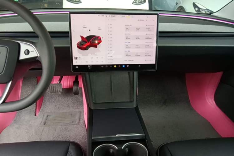 Used Tesla Model 3 2023 Rear-Wheel-Drive Version Audio And AC Panel