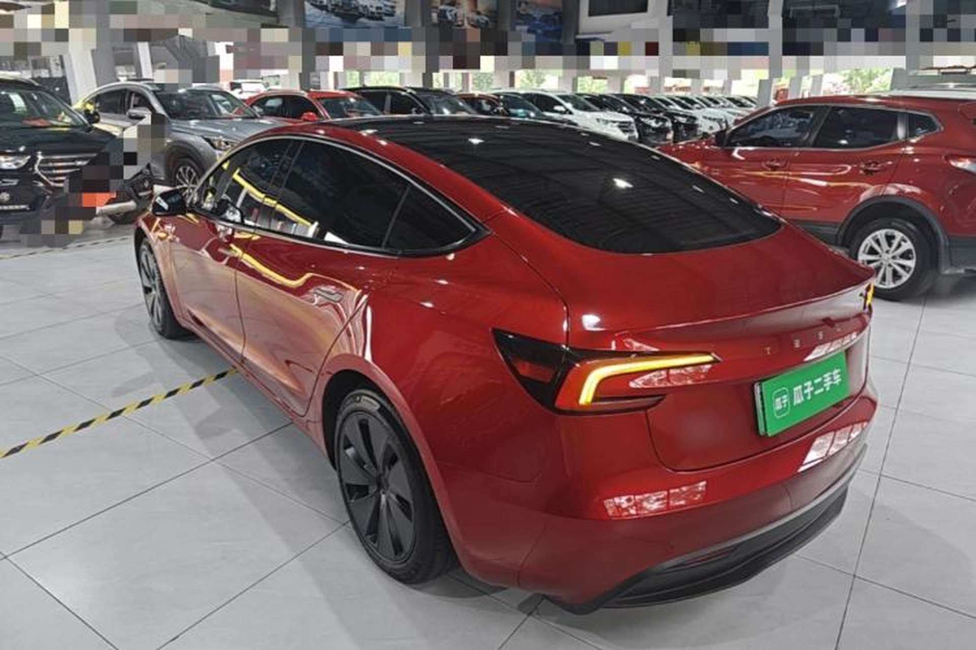 Used Tesla Model 3 2023 Rear-Wheel-Drive Version Rear Left 45 Deg