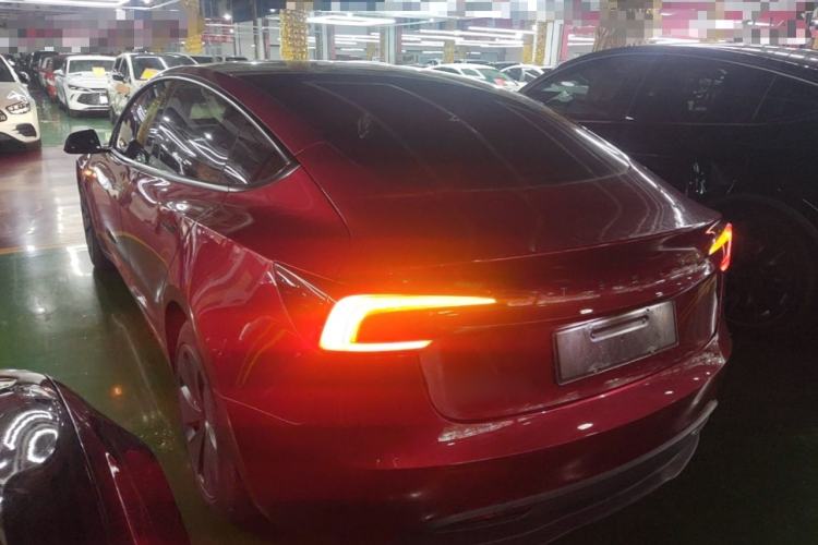 Used Tesla Model 3 2023 Rear-Wheel-Drive Version Rear Left 45 Deg