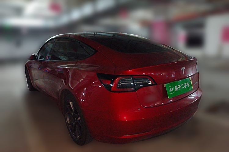 Used Tesla Model 3 2023 Rear-Wheel-Drive Version Rear Left 45 Deg