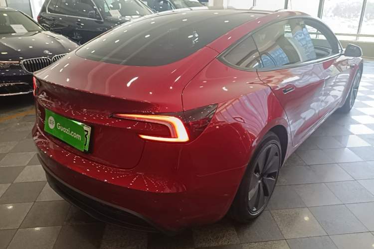 Used Tesla Model 3 2023 Long-Range All-Wheel-Drive Version Rear Right 45 Deg