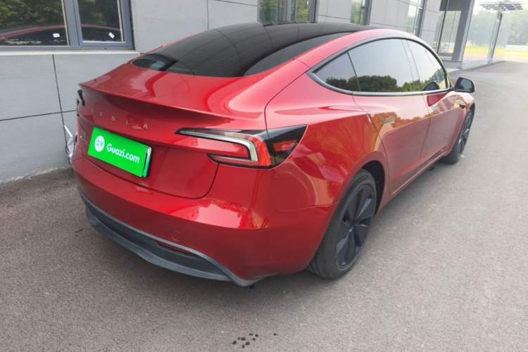 Used Tesla Model 3 2023 Rear-Wheel-Drive Version Rear Right 45 Deg