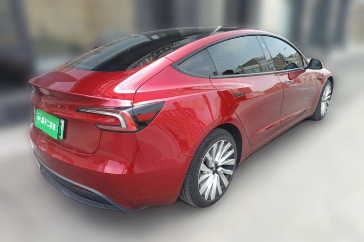 Used Tesla Model 3 2023 Long-Range All-Wheel-Drive Version Rear Right 45 Deg