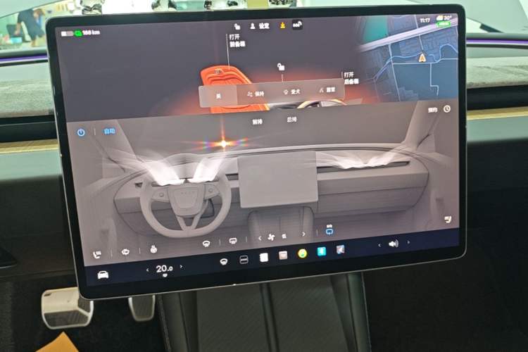 Used Tesla Model 3 2023 Rear-Wheel-Drive Version Audio And AC Panel
