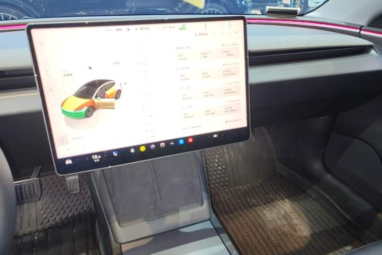 Used Tesla Model 3 2023 Rear-Wheel-Drive Version Audio And AC Panel