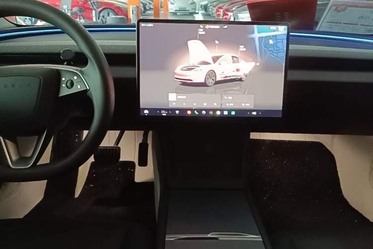 Used Tesla Model 3 2023 Rear-Wheel-Drive Version Audio And AC Panel