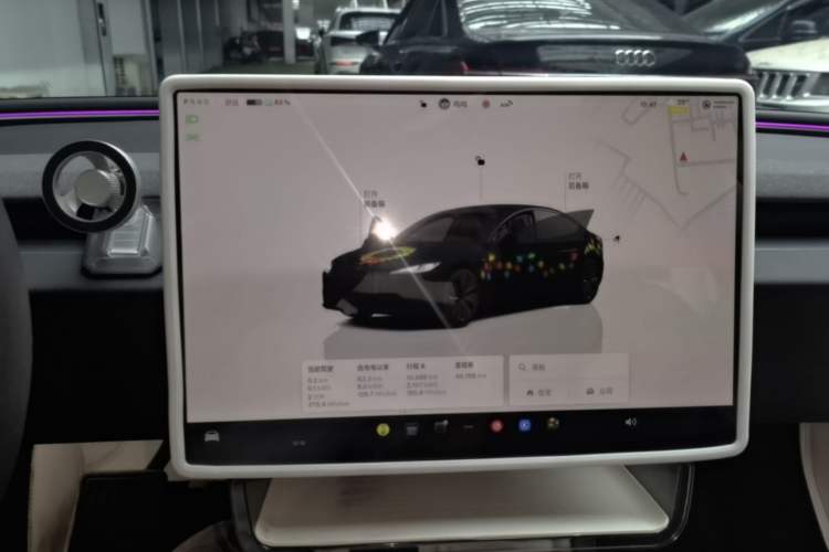 Used Tesla Model 3 2023 Rear-Wheel-Drive Version Audio And AC Panel