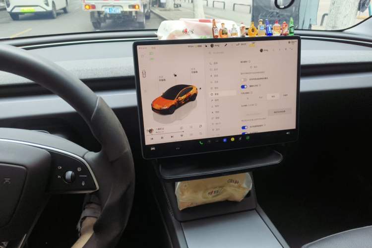 Used Tesla Model 3 2023 Rear-Wheel-Drive Version Audio And AC Panel