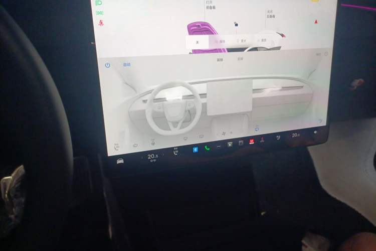 Used Tesla Model 3 2023 Rear-Wheel-Drive Version Audio And AC Panel
