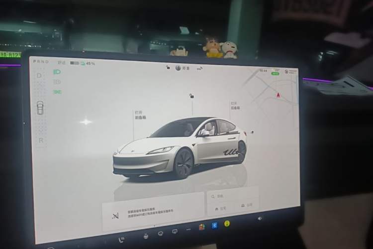 Used Tesla Model 3 2023 Rear-Wheel-Drive Version Audio And AC Panel