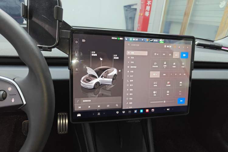 Used Tesla Model 3 2023 Rear-Wheel-Drive Version Audio And AC Panel