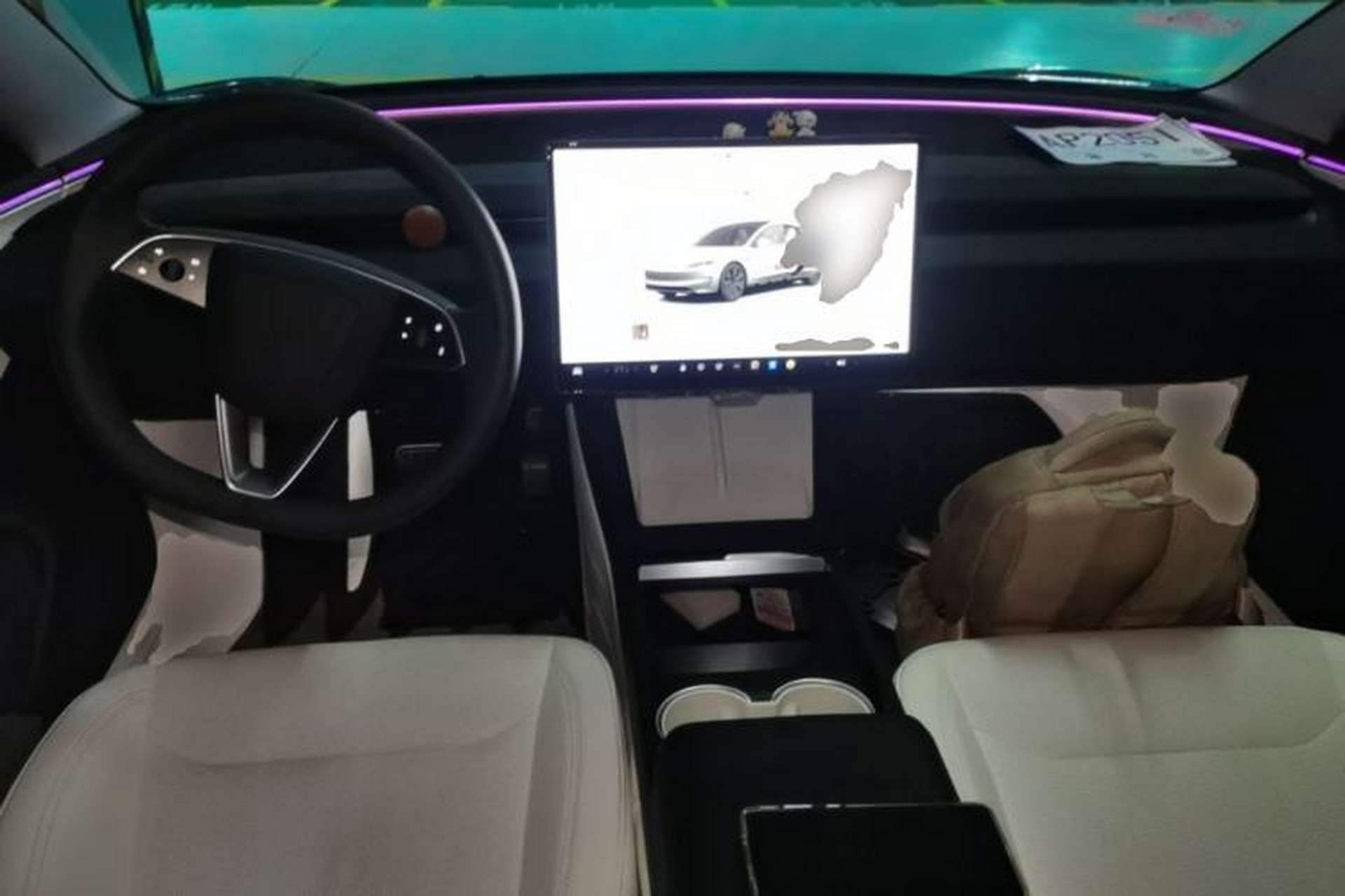 Used Tesla Model 3 2023 Rear-Wheel-Drive Version Center Console