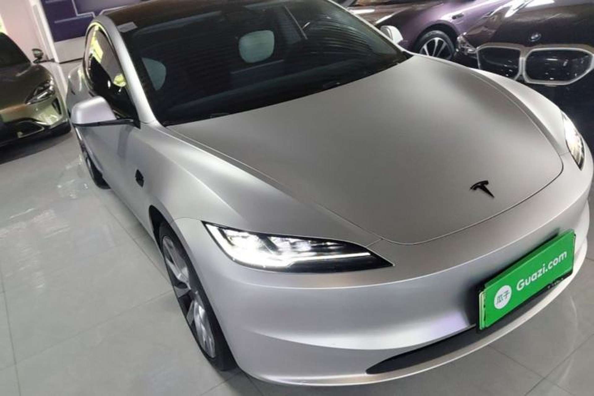 Used Tesla Model 3 2023 Long-Range All-Wheel-Drive Version Front Right 45 Deg