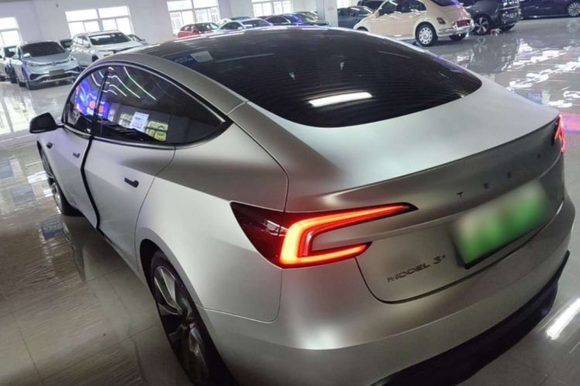 Used Tesla Model 3 2023 Long-Range All-Wheel-Drive Version Rear Left 45 Deg