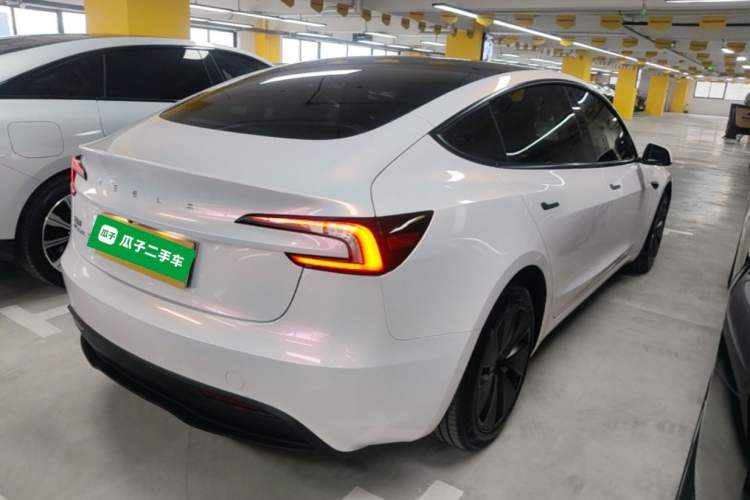 Used Tesla Model 3 2023 Long-Range All-Wheel-Drive Version Rear Right 45 Deg