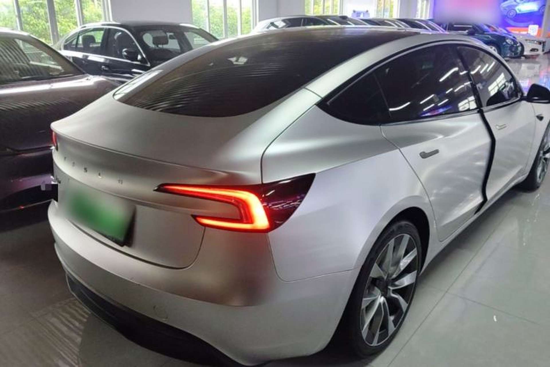 Used Tesla Model 3 2023 Long-Range All-Wheel-Drive Version Rear Right 45 Deg
