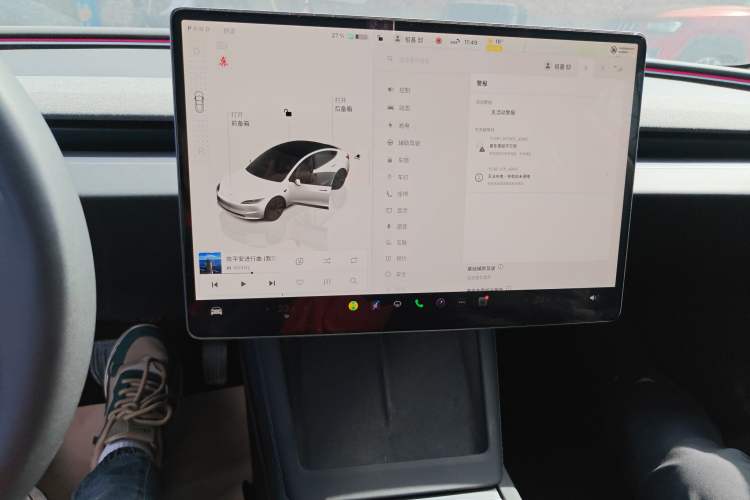 Used Tesla Model 3 2023 Rear-Wheel-Drive Version Audio And AC Panel