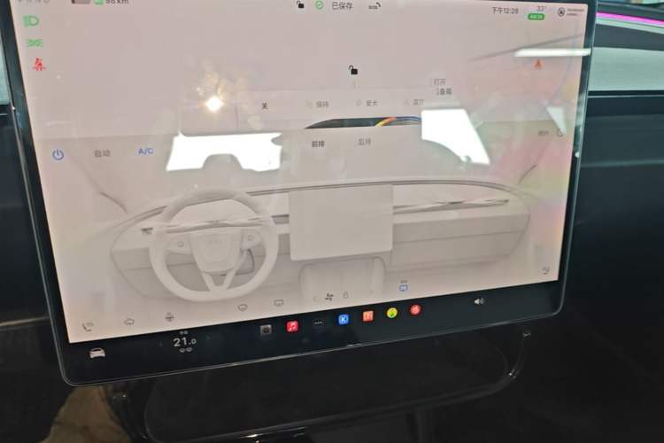 Used Tesla Model 3 2023 Rear-Wheel-Drive Version Audio And AC Panel