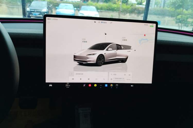 Used Tesla Model 3 2023 Rear-Wheel-Drive Version Audio And AC Panel