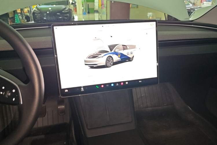 Used Tesla Model 3 2023 Long-Range All-Wheel-Drive Version Audio And AC Panel
