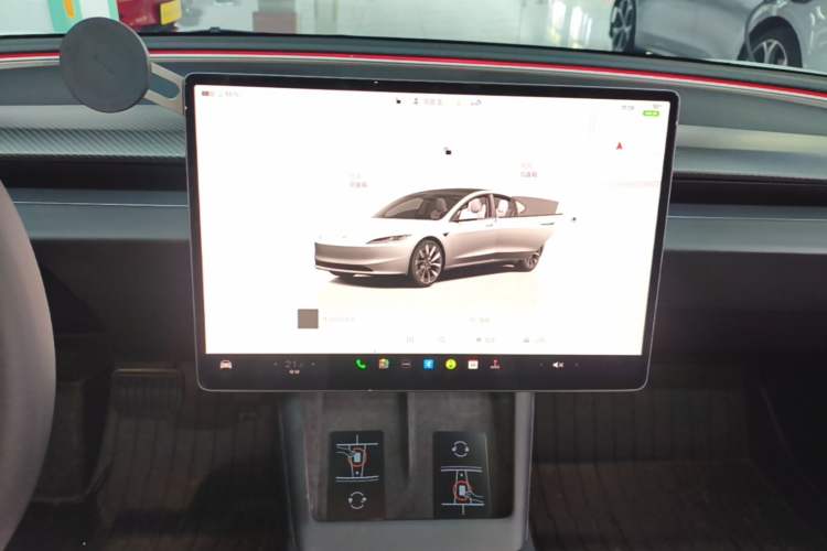 Used Tesla Model 3 2023 Long-Range All-Wheel-Drive Version Audio And AC Panel