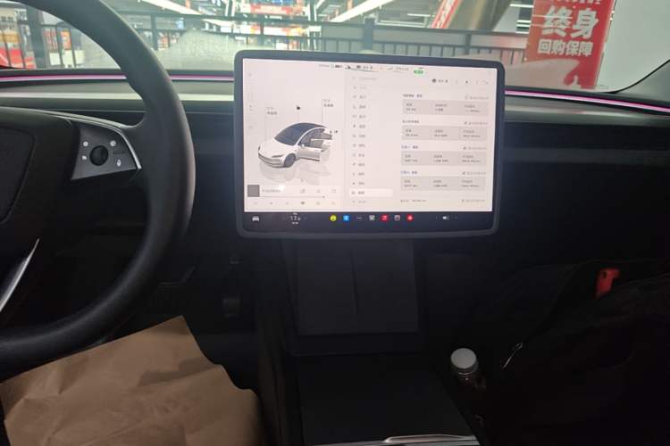 Used Tesla Model 3 2023 Rear-Wheel-Drive Version Audio And AC Panel