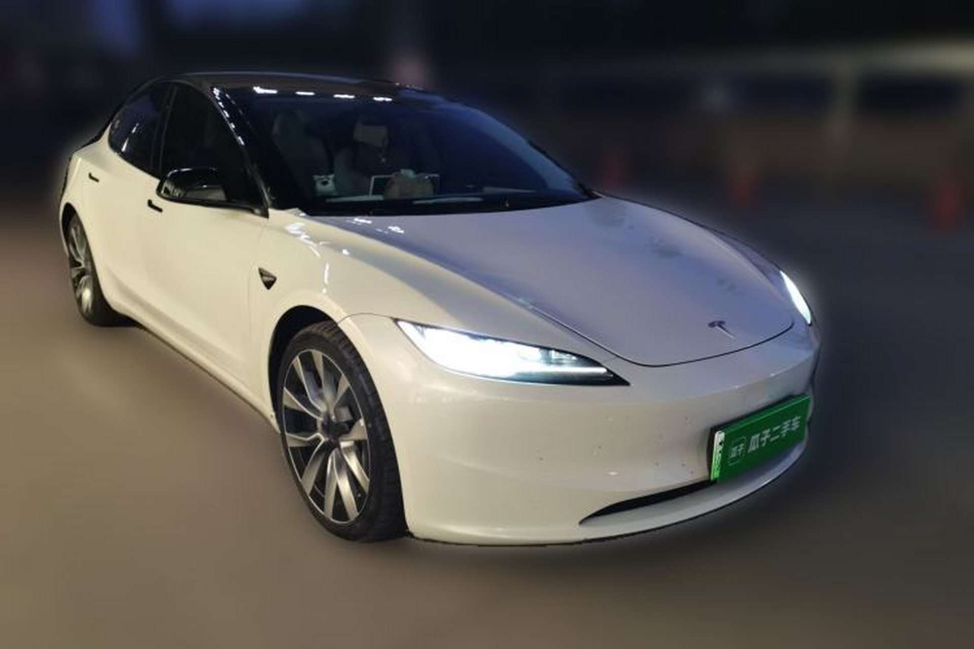 Used Tesla Model 3 2023 Long-Range All-Wheel-Drive Version Front Right 45 Deg