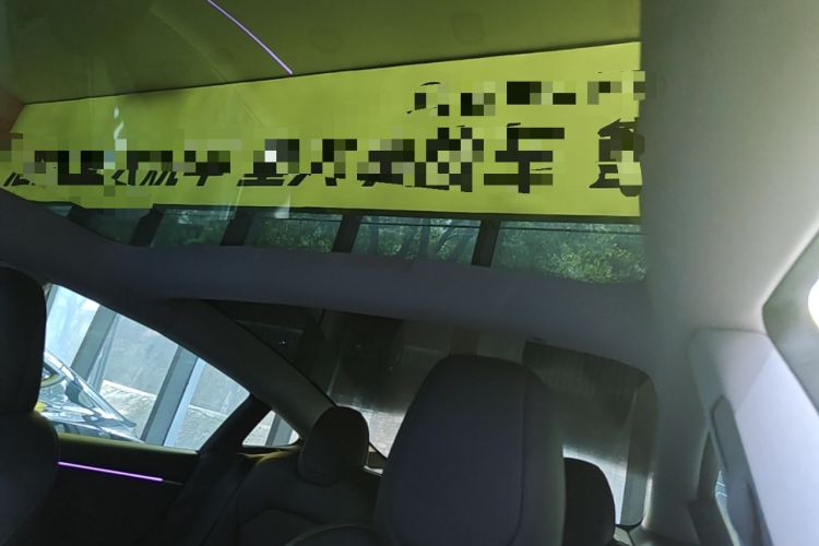 Used Tesla Model 3 2023 Long-Range All-Wheel-Drive Version Headliner