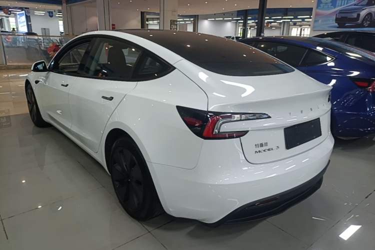 Used Tesla Model 3 2023 Rear-Wheel-Drive Version Rear Left 45 Deg