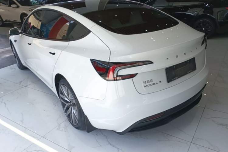 Used Tesla Model 3 2023 Rear-Wheel-Drive Version Rear Left 45 Deg