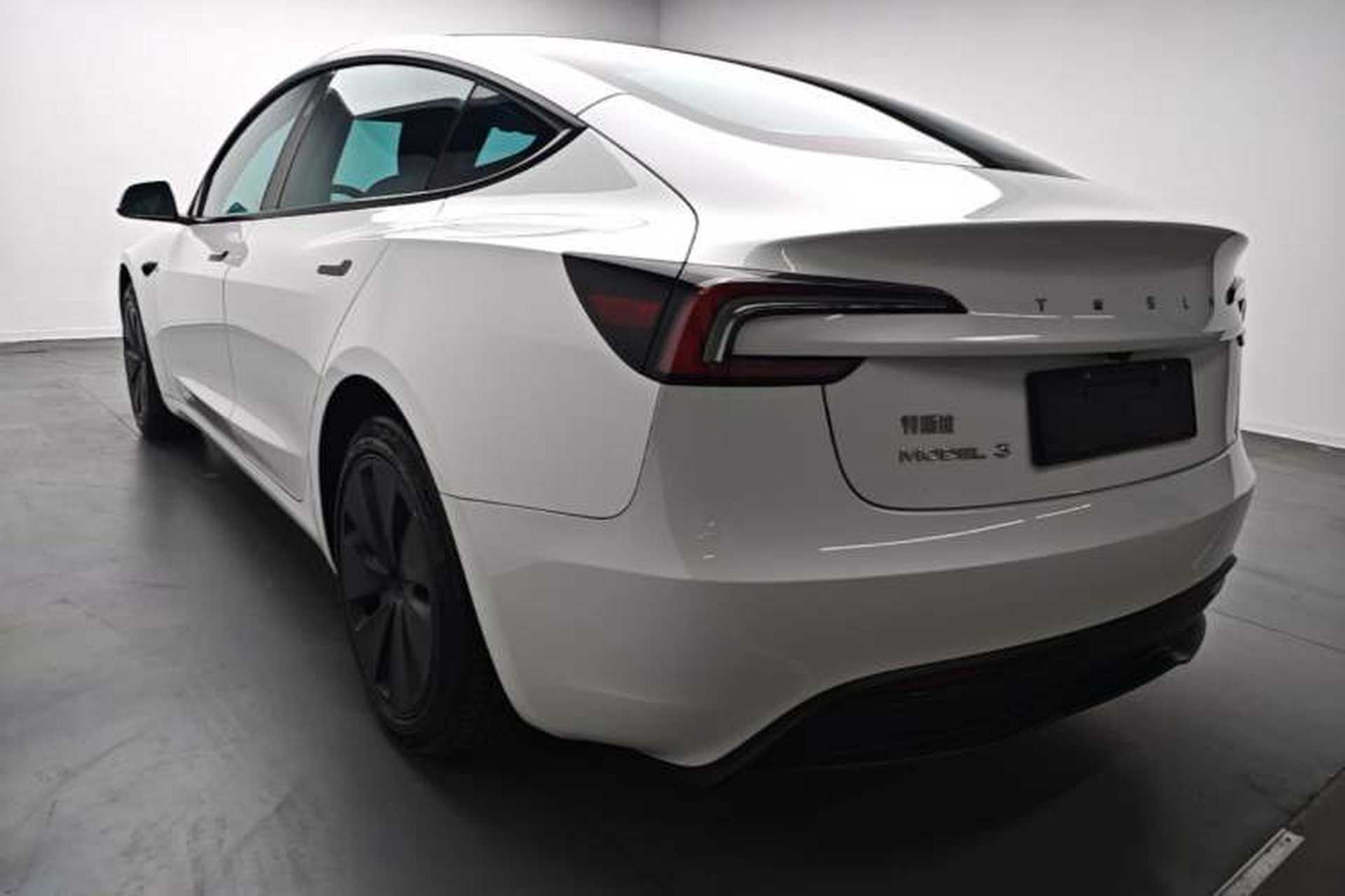 Used Tesla Model 3 2023 Rear-Wheel-Drive Version Rear Left 45 Deg