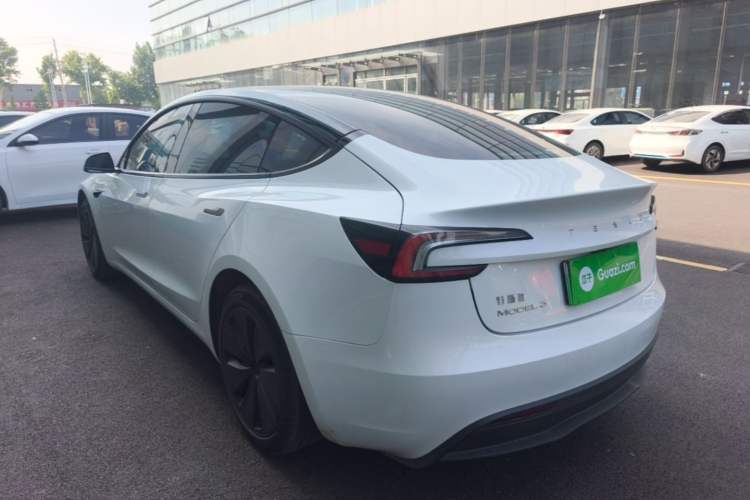 Used Tesla Model 3 2023 Rear-Wheel-Drive Version Rear Left 45 Deg
