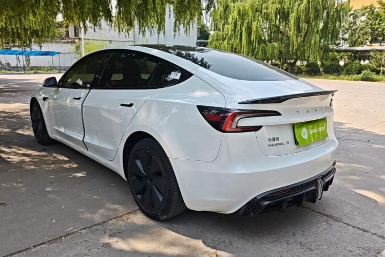 Used Tesla Model 3 2023 Rear-Wheel-Drive Version Rear Left 45 Deg