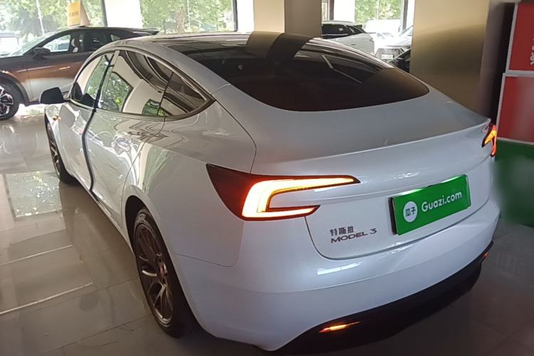 Used Tesla Model 3 2023 Rear-Wheel-Drive Version Rear Left 45 Deg