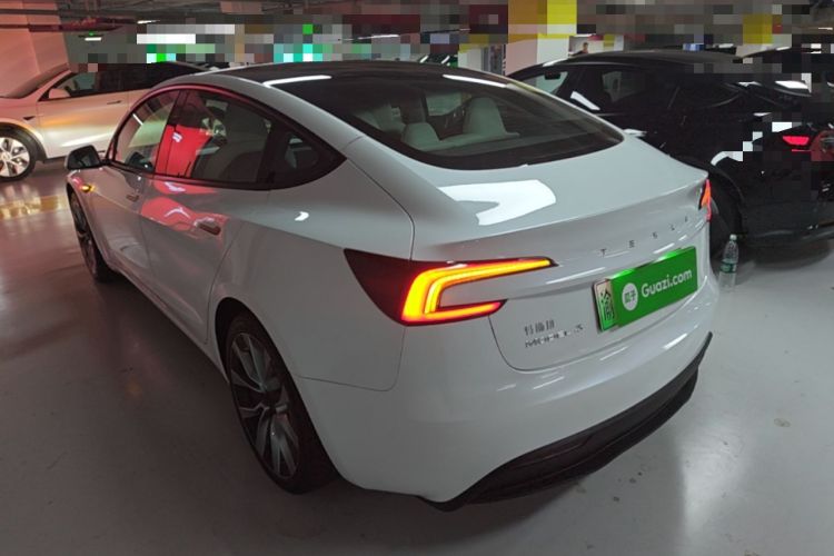 Used Tesla Model 3 2023 Rear-Wheel-Drive Version Rear Left 45 Deg