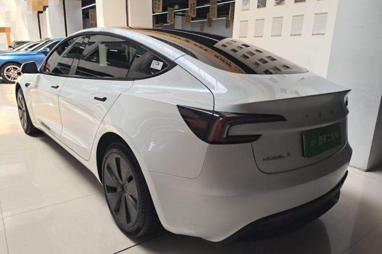 Used Tesla Model 3 2023 Rear-Wheel-Drive Version Rear Left 45 Deg