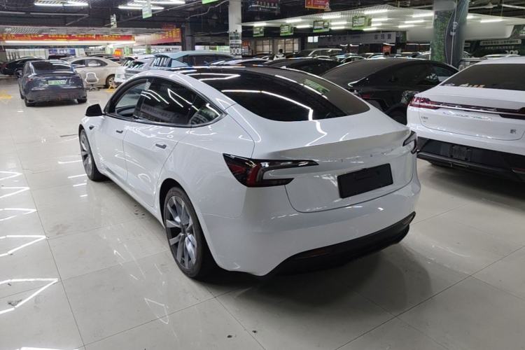 Used Tesla Model 3 2023 Rear-Wheel-Drive Version Rear Left 45 Deg