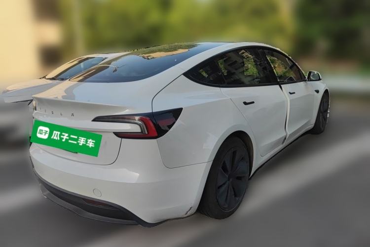 Used Tesla Model 3 2023 Rear-Wheel-Drive Version Rear Right 45 Deg