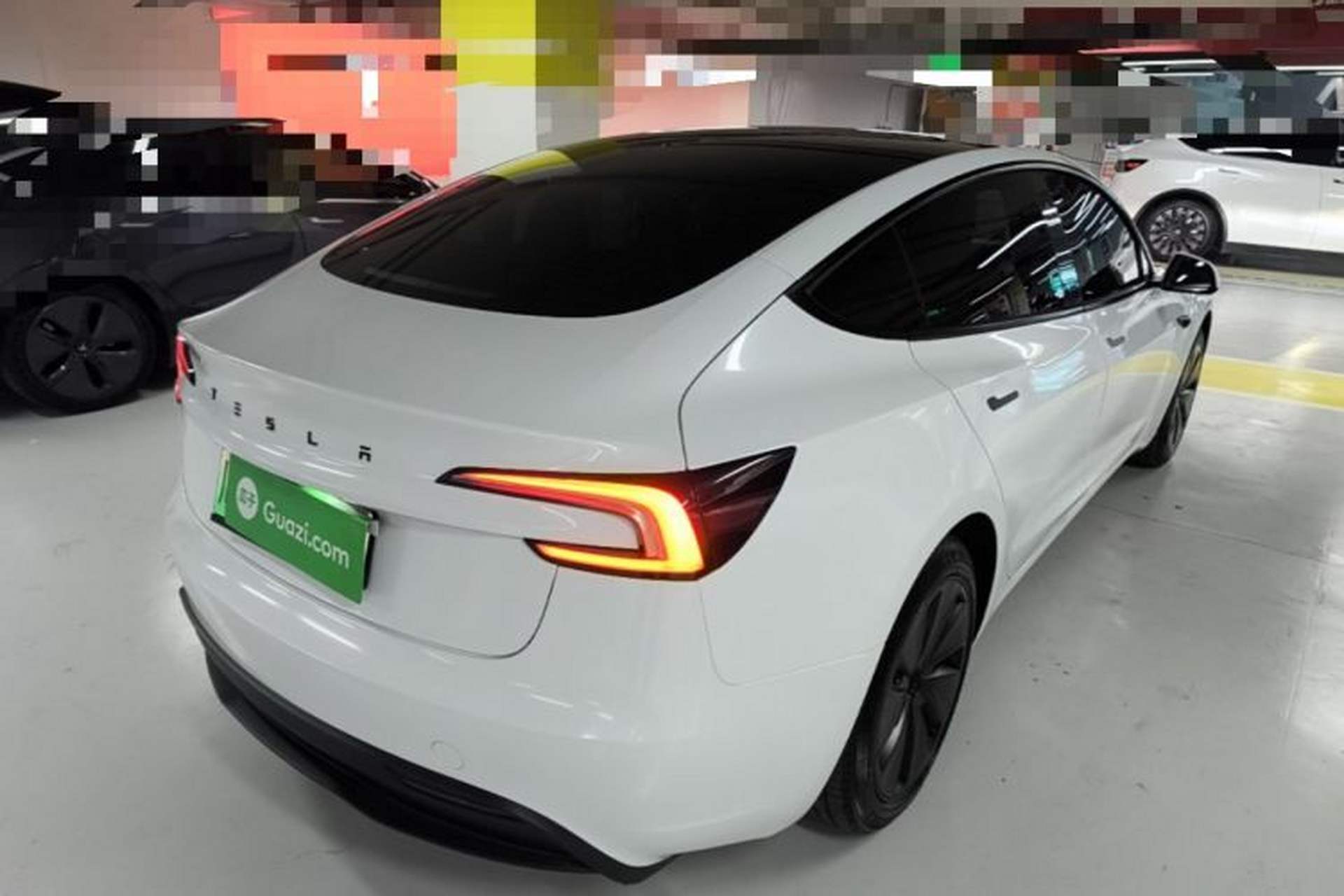 Used Tesla Model 3 2023 Rear-Wheel-Drive Version Rear Right 45 Deg