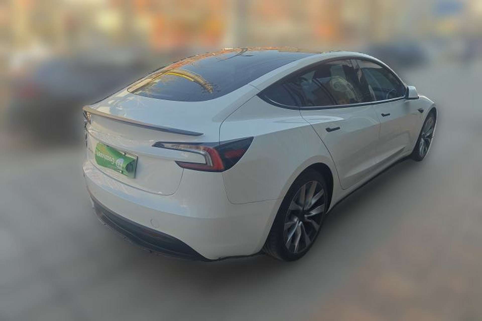 Used Tesla Model 3 2023 Long-Range All-Wheel-Drive Version Rear Right 45 Deg