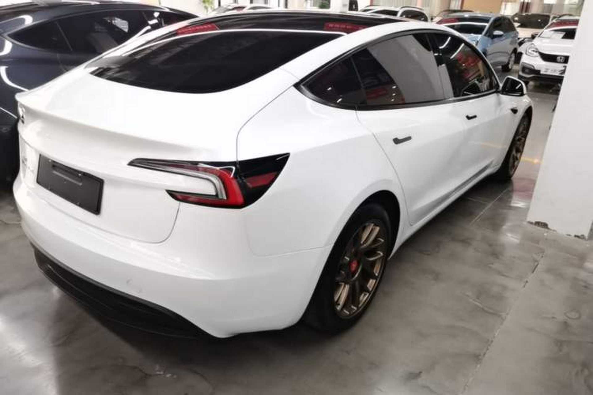 Used Tesla Model 3 2023 Rear-Wheel-Drive Version Rear Right 45 Deg